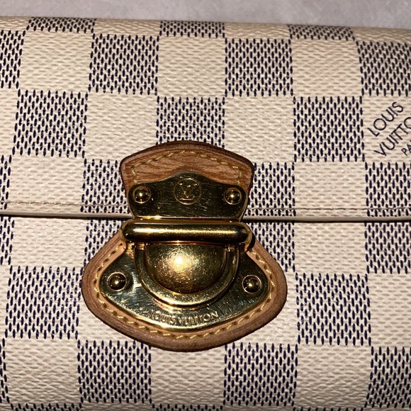 Louis Vuitton preloved Damier azur portefeuilla tri fold wallet excellent con. - Picture 3 of 11